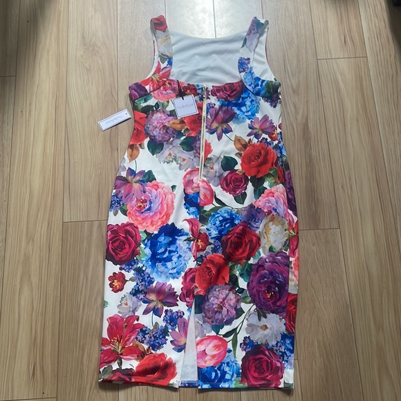 NWT PremierAmour Bright Floral Dress - Picture 2 of 2